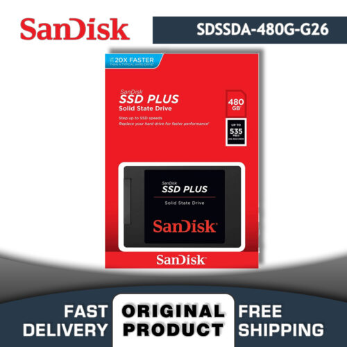 International sales of SanDisk SSD Plus Gaming Disk products SanDisk SSD Plus 480Gb. Gaming Disk