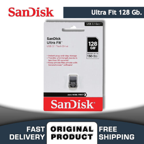 SanDisk USB Flash Drive 128 Gb. Ultra Fit