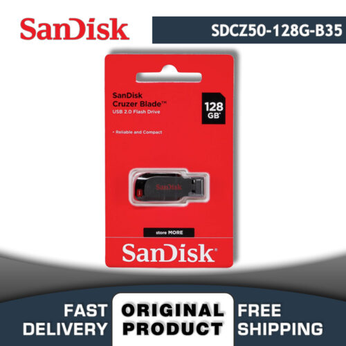 SanDisk USB Flash Drive 128 GB Cruzer Blade