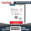 SanDisk Ultra® Usb 64 Gb. Flash Drive Ultra Dual Drive OTG