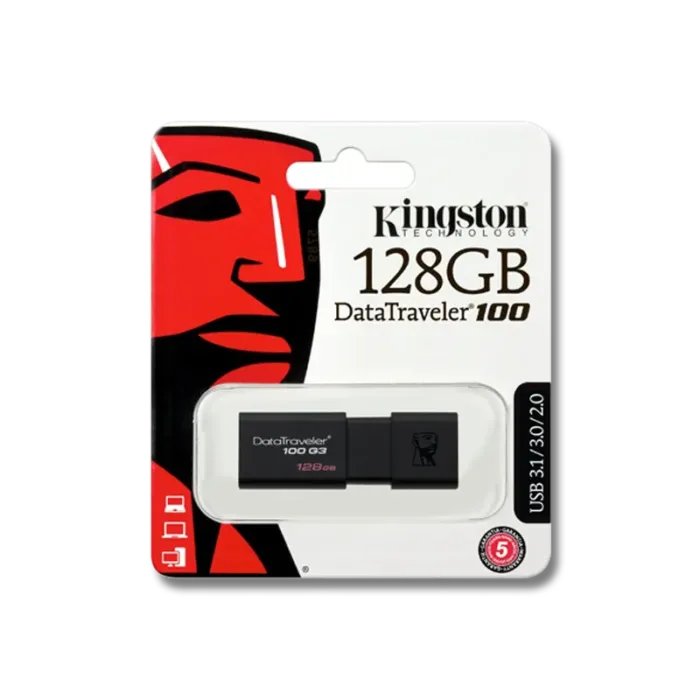 Kingston Usb 128 Gb. Flash Bellek DataTraveler G3