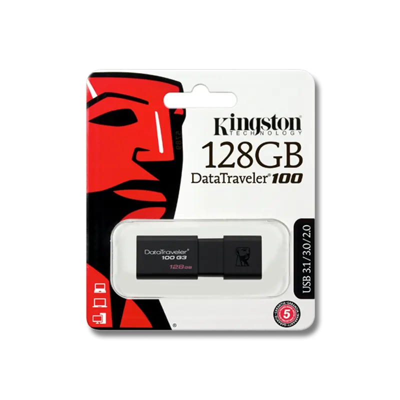 Kingston Usb 128 Gb. Flash Bellek DataTraveler G3