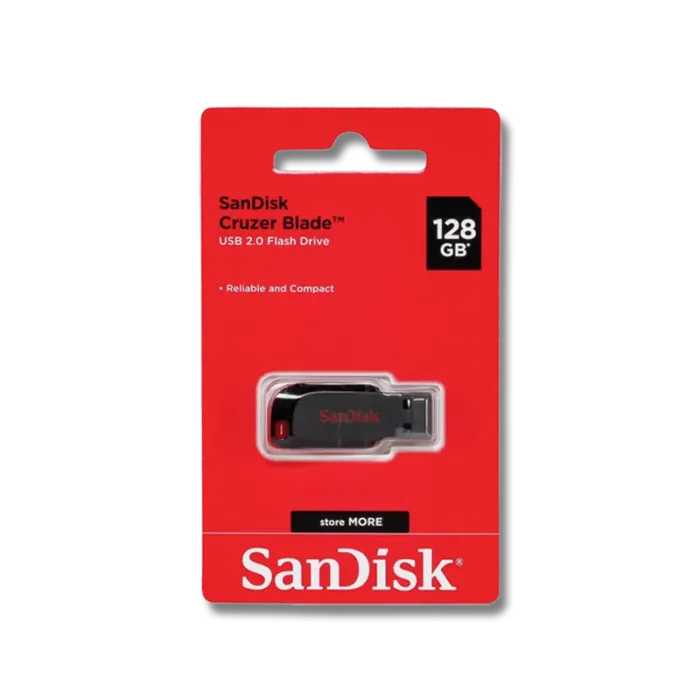 SanDisk Usb Flash Bellek 128 Gb. Cruzer Blade