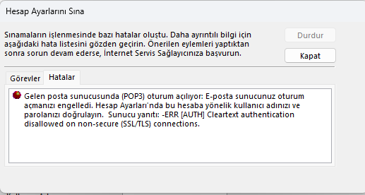 Outlook Mail Sorunlarında Çözüm